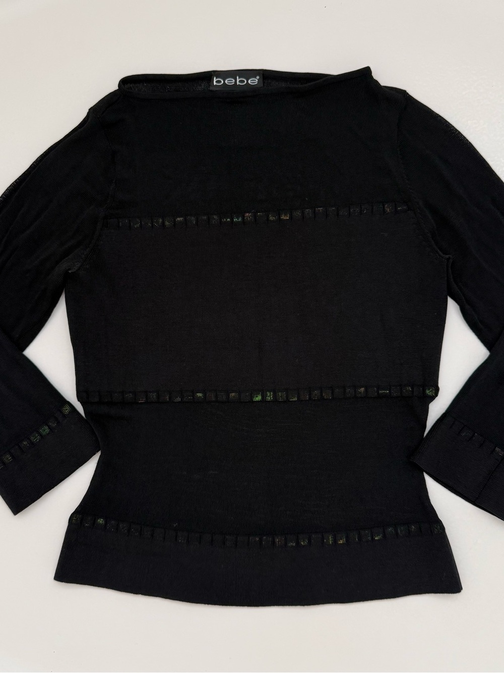 Authentic BEBE Black Long Sleeve top